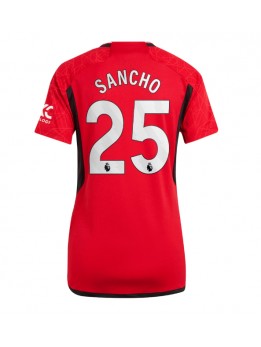 Billige Manchester United Jadon Sancho #25 Hjemmedrakt Dame 2023-24 Kortermet